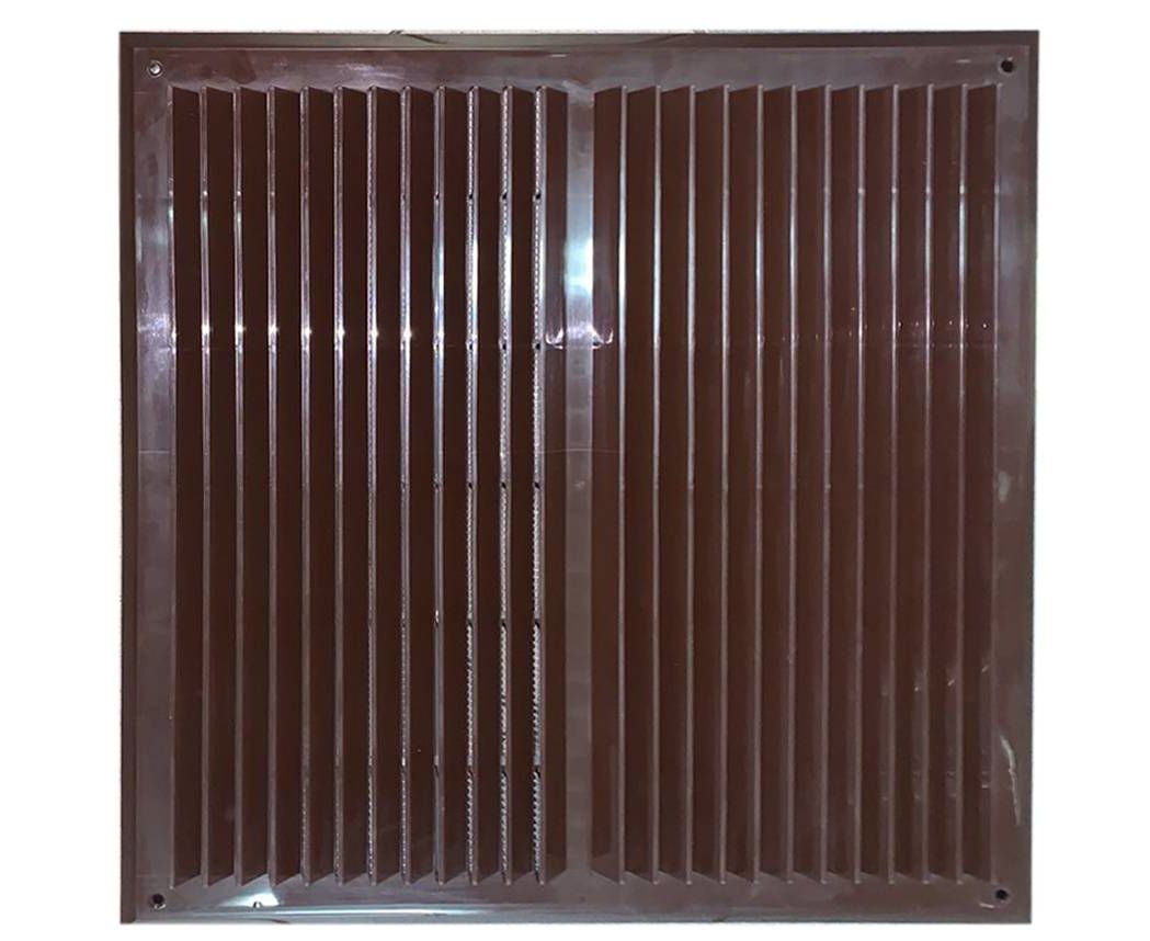 MAXPOL 450x450 коричневая пластиковая вентиляционная решетка – цена в .